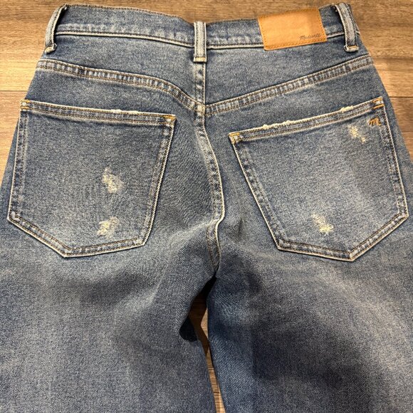 Madewell Kaihara Rail Straight Jean Hornbrook Wash - Picture 4 of 5
